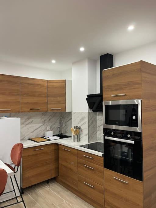 Sublime T2/ Cosy/ Clim/ Parking/Plage Menton Exterior photo