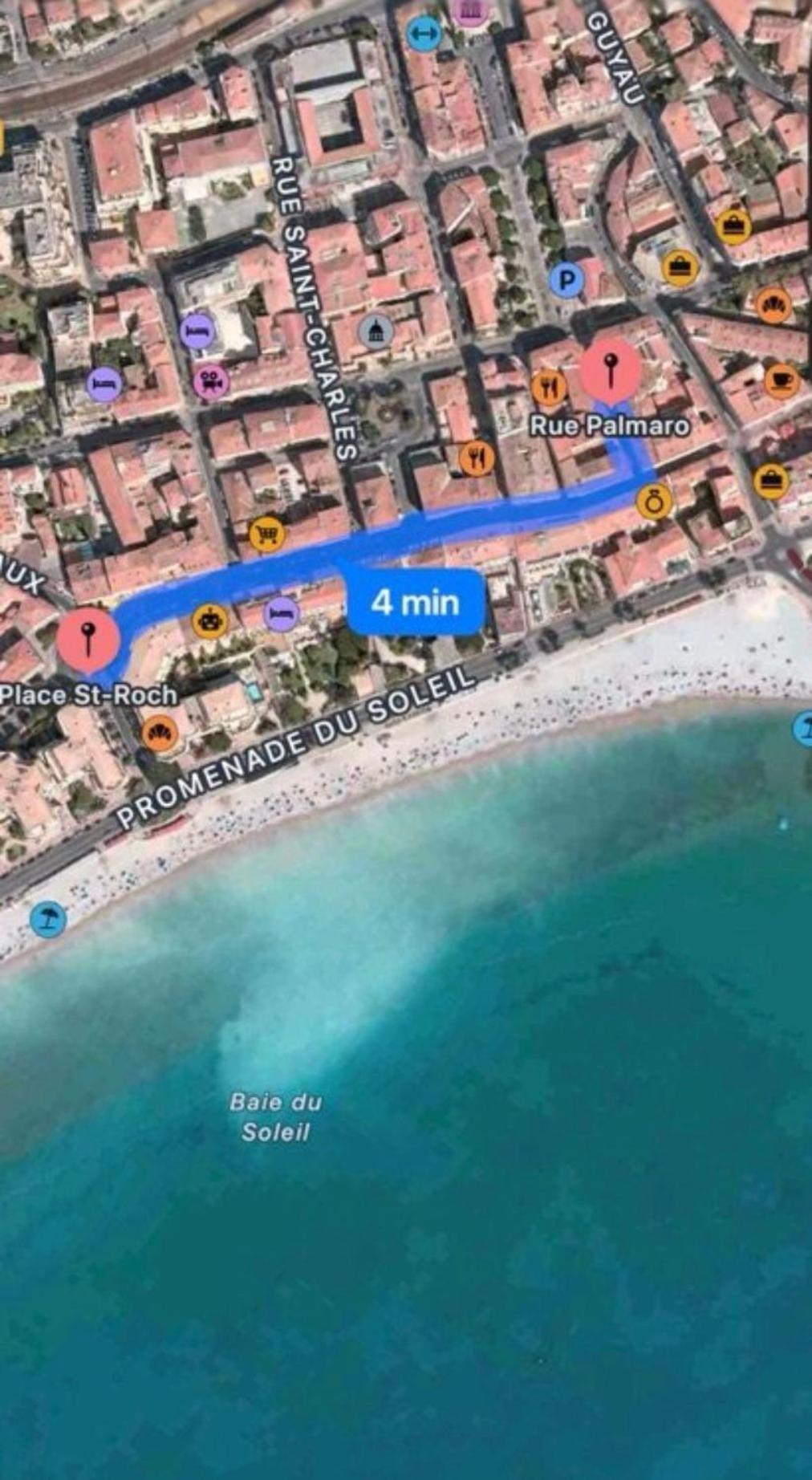 Sublime T2/ Cosy/ Clim/ Parking/Plage Menton Exterior photo